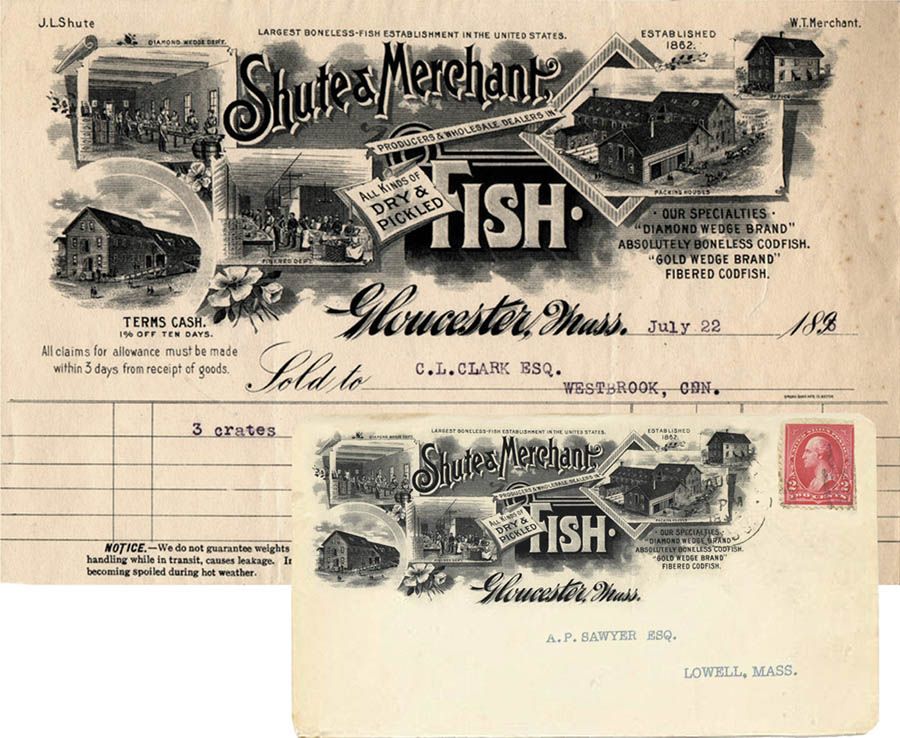 1895 billhead and adcover