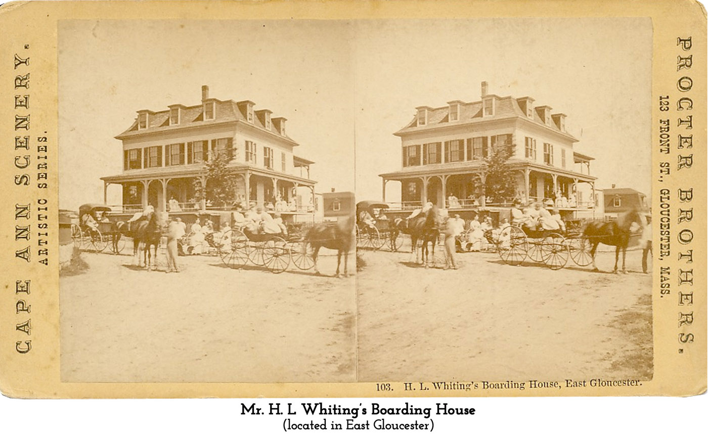 Mr. H. L. Whiting’s Boarding House