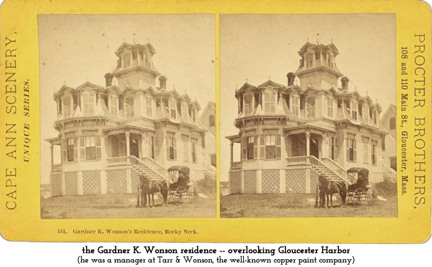 residence of Gardner K. Wonson