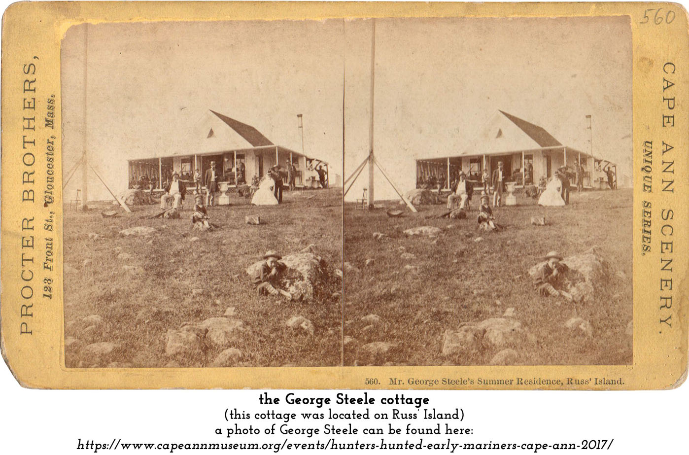 the George Steele cottage Russ’ Island