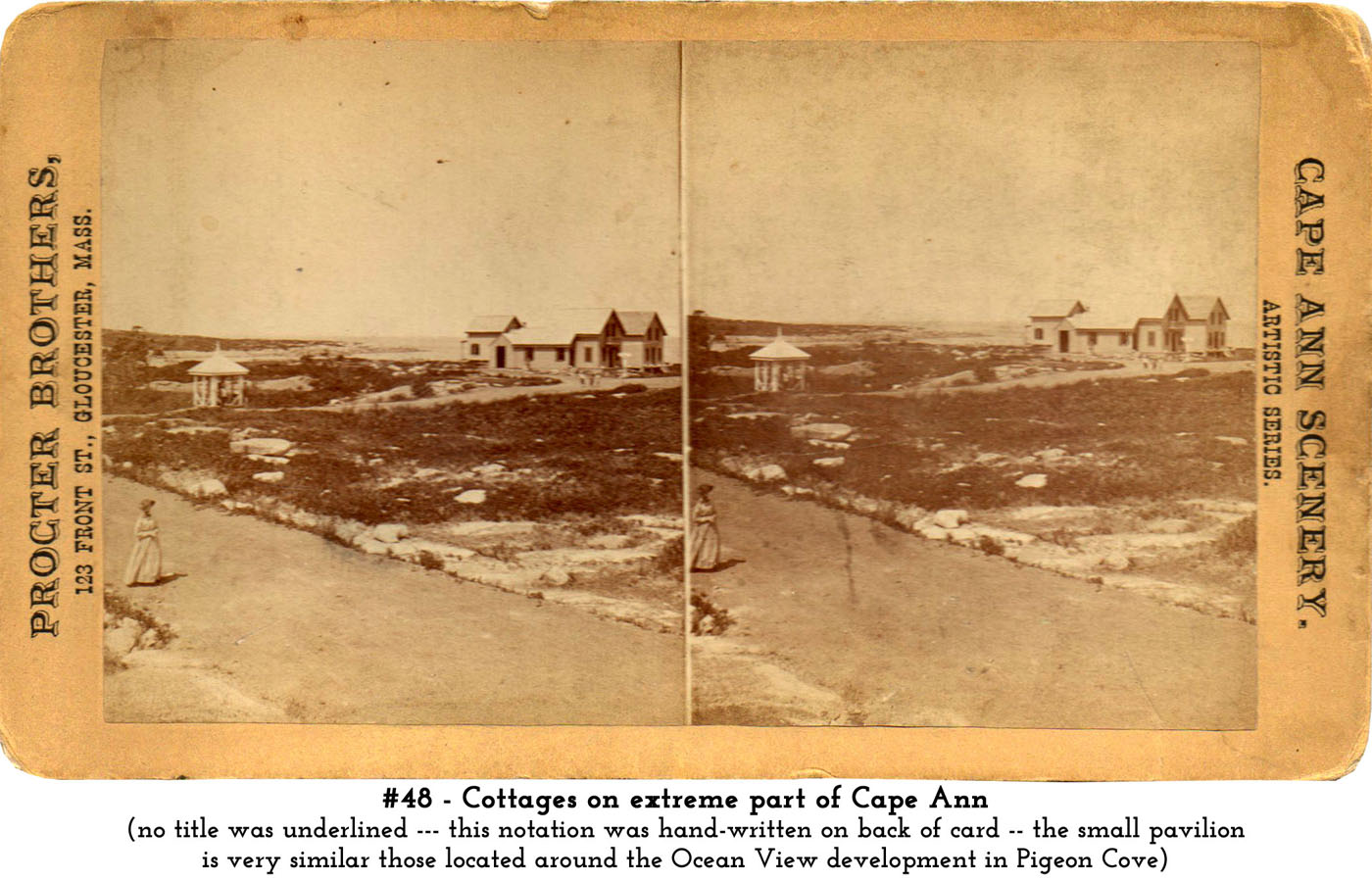 cottages on extreme end of Cape Ann