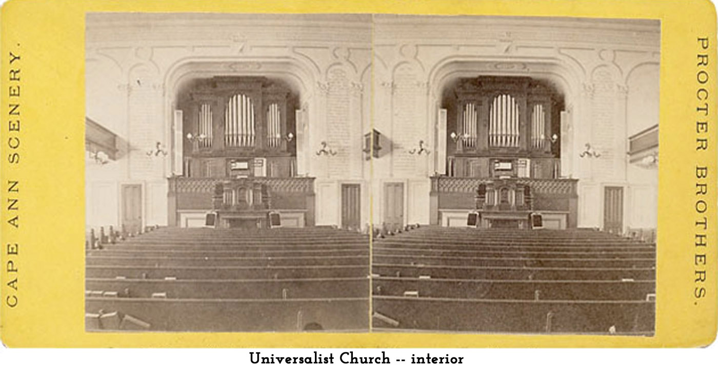 the Universalist Church organ