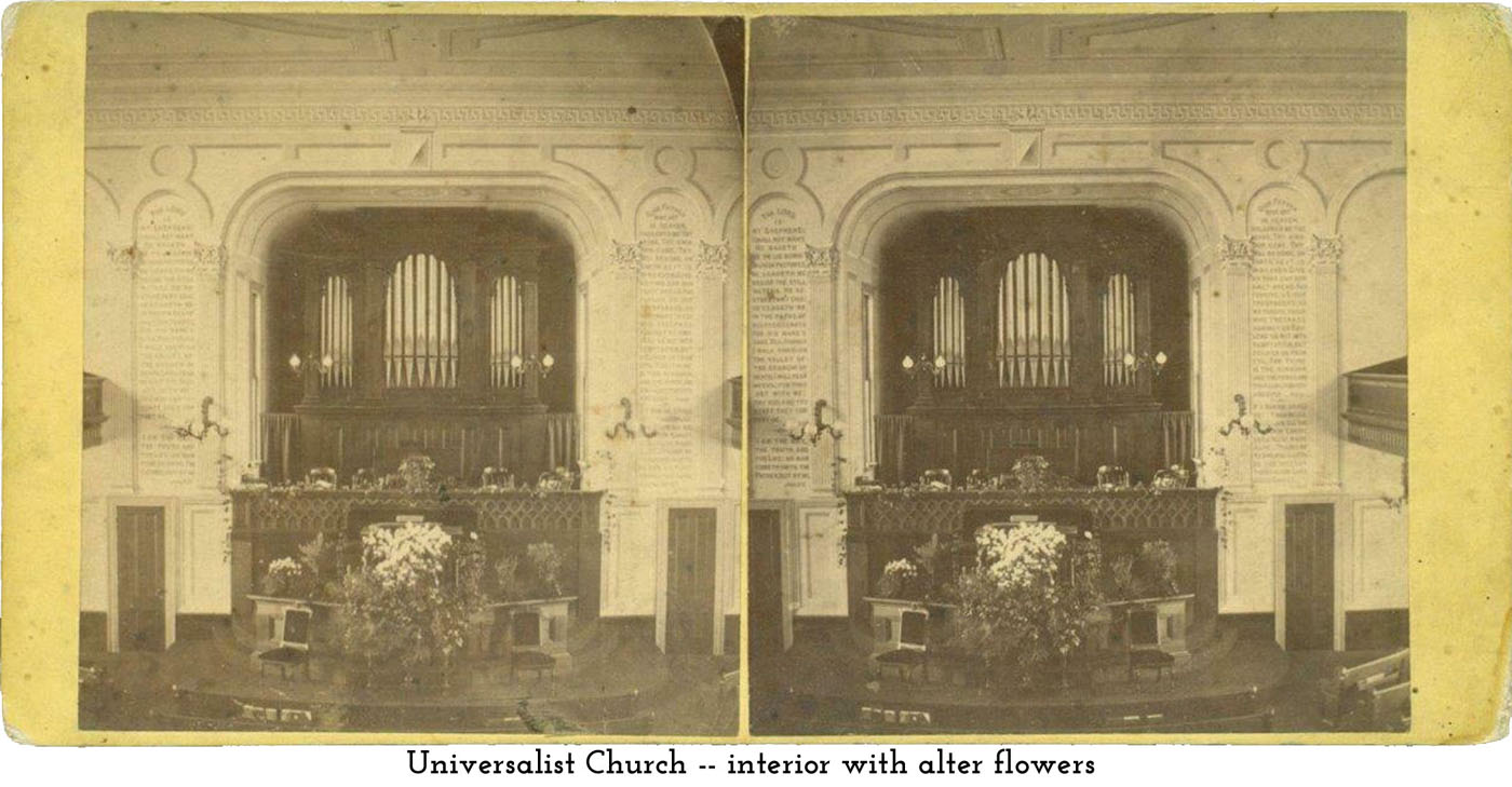 the Universalist Church organ 