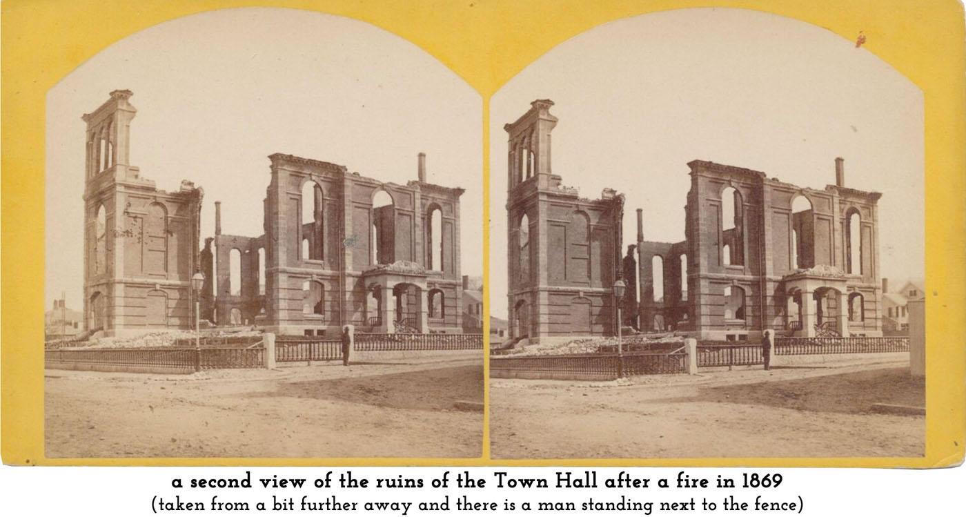 Town Hall - fire 1869