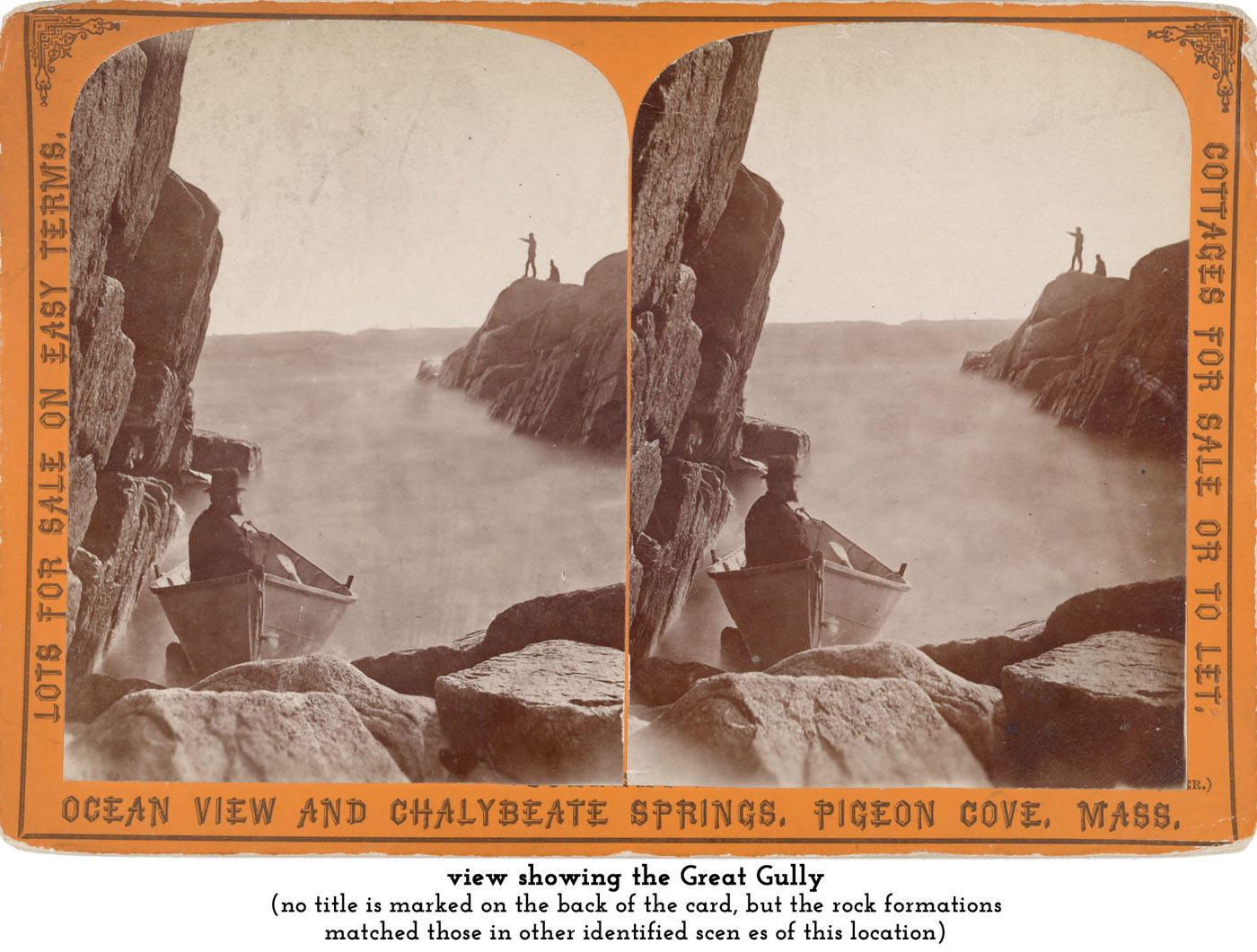 verso of the previous stereoview