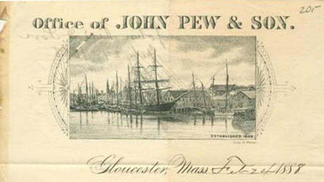 1888 John Pew & Sons billhead